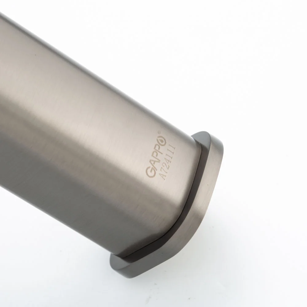 Смеситель для раковины Gappo G1028-9 оружейная сталь — Изображение 10
