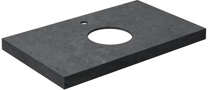 Столешница Kerama Marazzi Роверелла 80x48 CN80.DL501320R темно-серая Столешница Kerama Marazzi Роверелла 80x48 CN80.DL501320R темно-серая