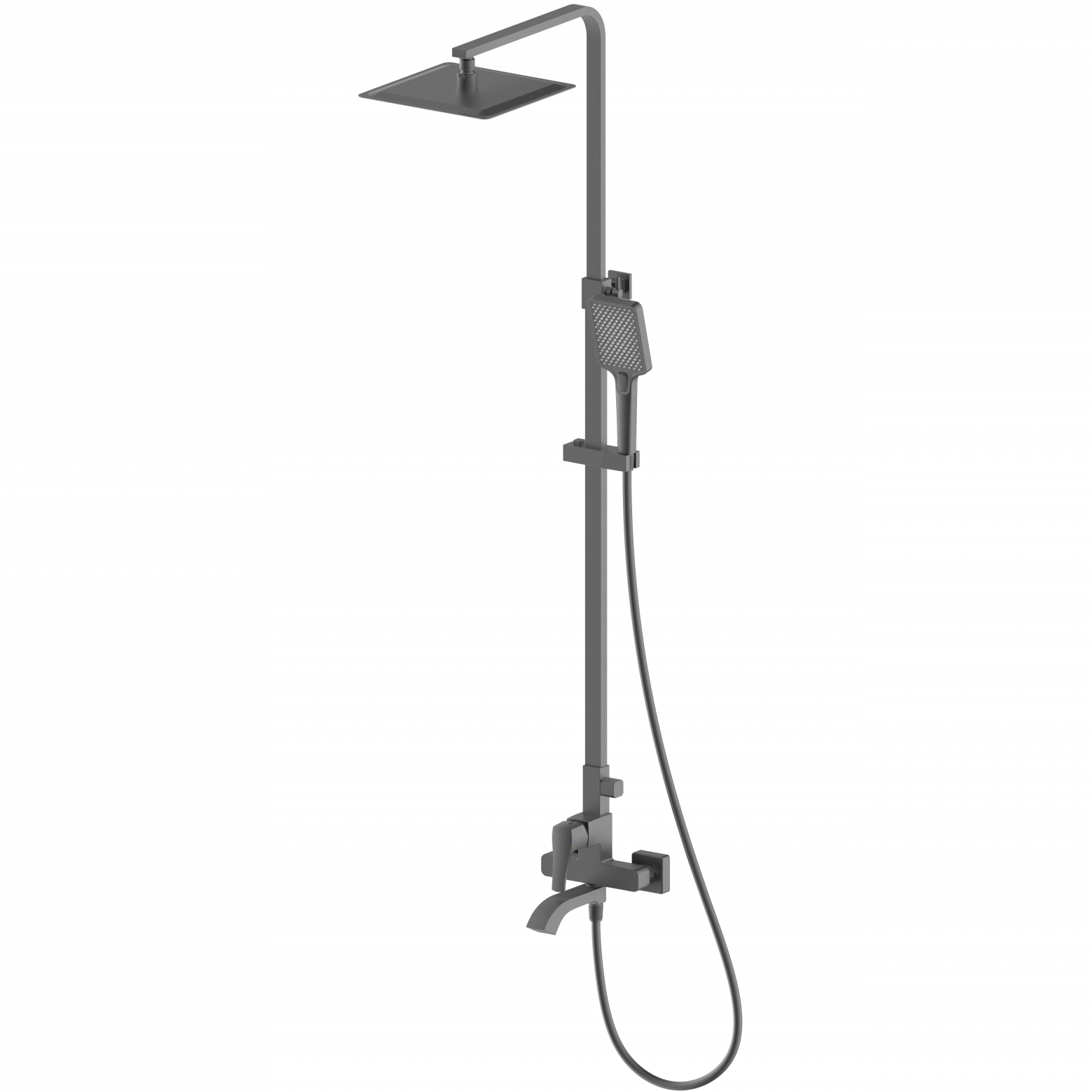 Душевая система Wonzon & Woghand темный графит (WW-88047072-BGM) Душевая система Wonzon & Woghand темный графит (WW-88047072-BGM)