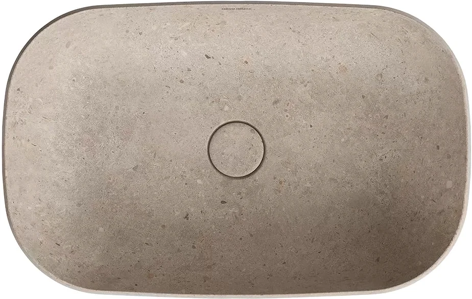 Раковина Kerama Marazzi Magica MA.wb.65\STB накладная 65, бежевый камень — Изображение 2