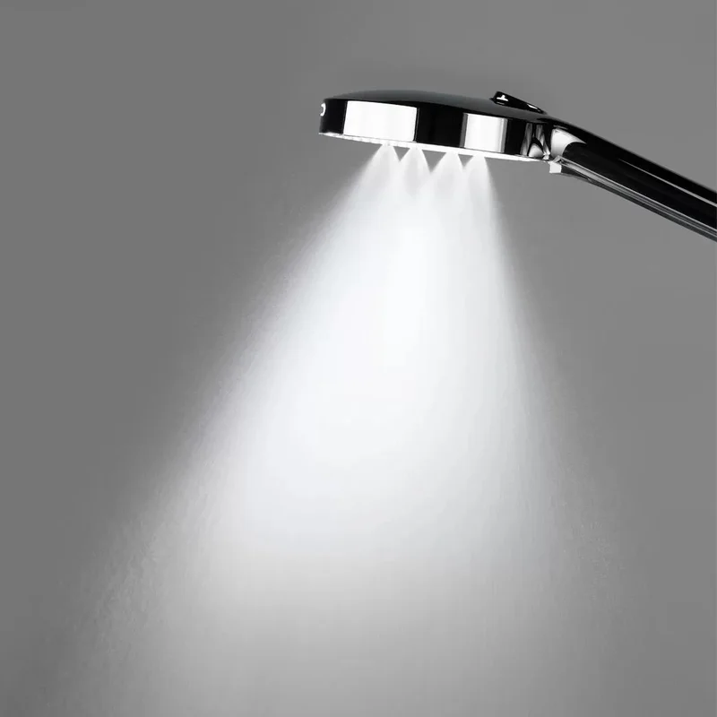 Душевая система Kerama Marazzi Fonte FO.302.KM.CR на 3 потока с поворотным изливом с термостатом, хром — Изображение 4