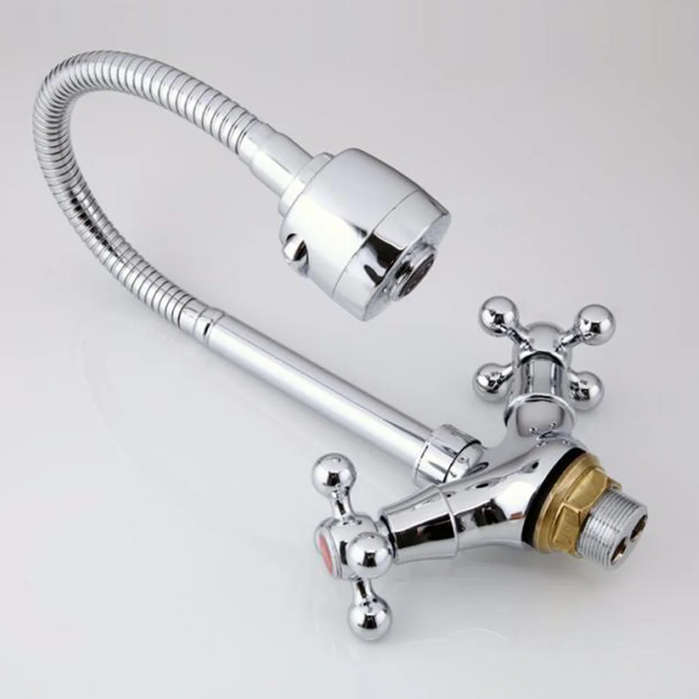 Смеситель для кухни FRAP F4319 с гибким изливом, хром — Изображение 7