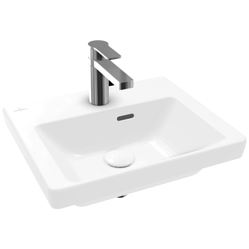 Раковина Villeroy & Boch Subway 3.0 45 x 37 см 4370FK01 компактная Раковина Villeroy & Boch Subway 3.0 45 x 37 см 4370FK01 компактная