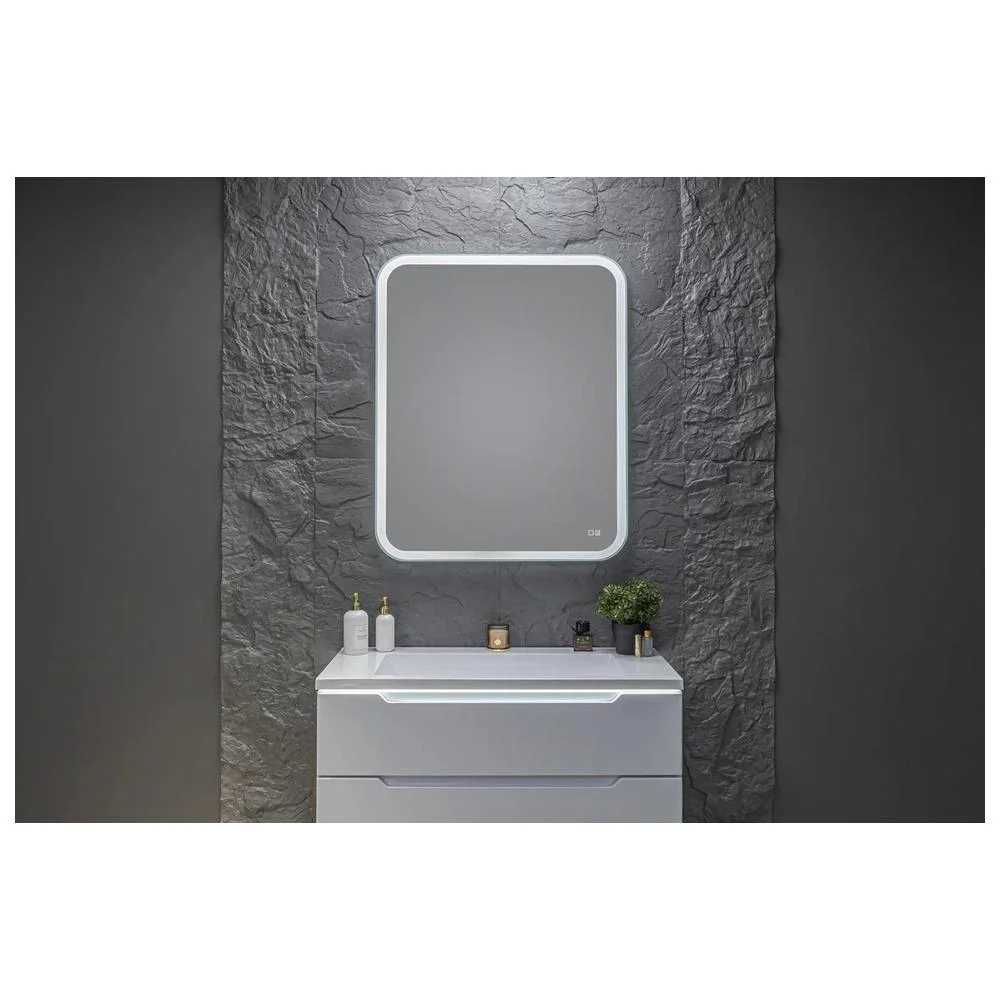 Зеркало Silver Mirrors Стив 800х1000 LED-00002950 подогревсенсорный выключатель крепление — Изображение 4
