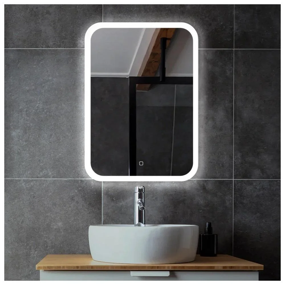 Зеркало Silver Mirrors Стив 500х700 LED-00002916 сенсорный выключатель — Изображение 3