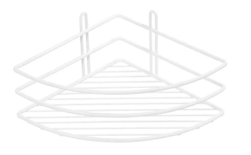 Полка Fixsen, FX-710W-1 угловая одноэтажная белая Полка Fixsen, FX-710W-1 угловая одноэтажная белая