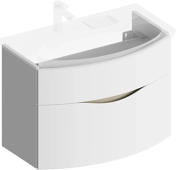 Тумба под раковину Kerama Marazzi Riva 80 см RV.80\WHT.M белая матовая — Изображение 1