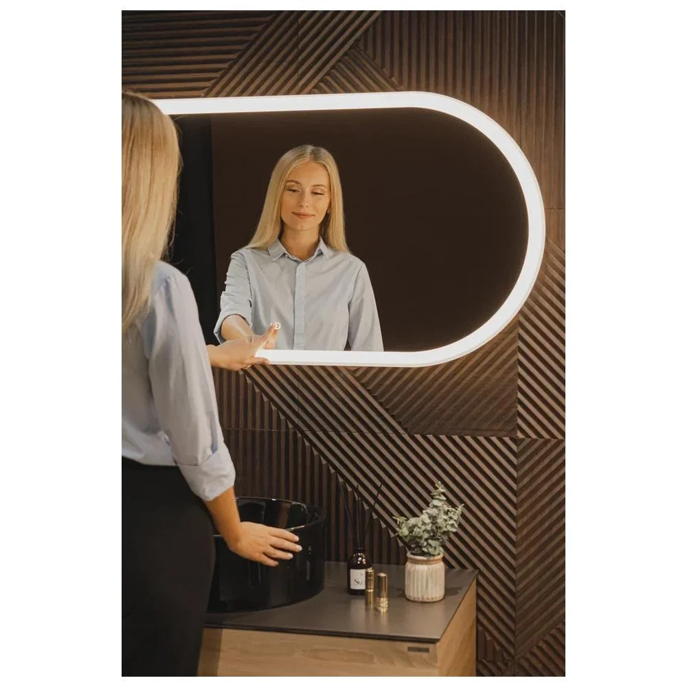 Зеркало Silver Mirrors Виола-ТХ 600х1200 LED-00002695 сенсорный выключатель — Изображение 15