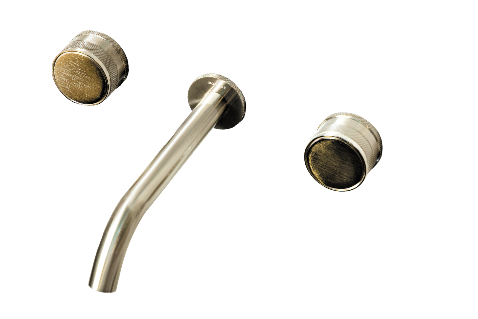 Смеситель для раковины Boheme PRESTIGE 152-2-NB-PR встраиваемый на 3 отверстия NICKEL BRUSH Смеситель для раковины Boheme PRESTIGE 152-2-NB-PR встраиваемый на 3 отверстия NICKEL BRUSH