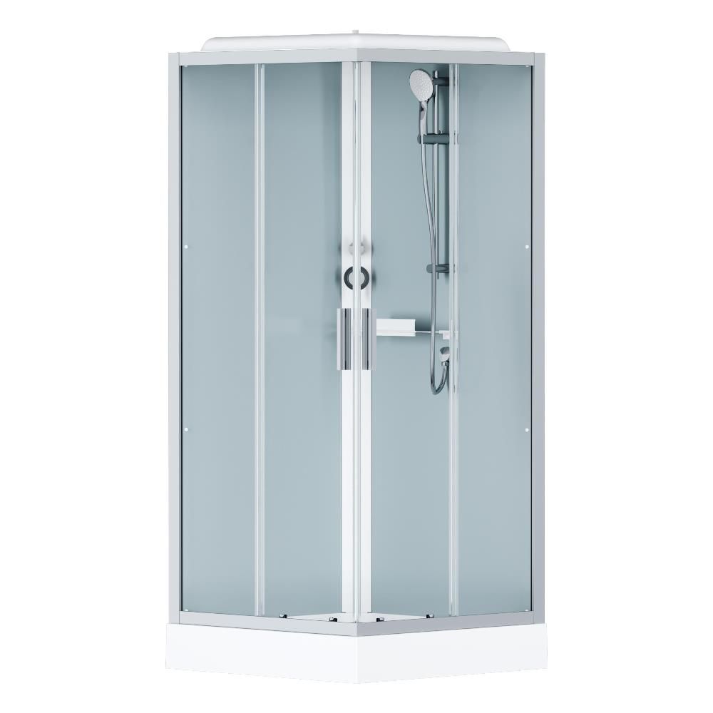 Душевая кабина AM.PM Gem W90C-403-090MT 90x90, профиль хром матовый, стекло прозрачное Душевая кабина AM.PM Gem W90C-403-090MT 90x90, профиль хром матовый, стекло прозрачное