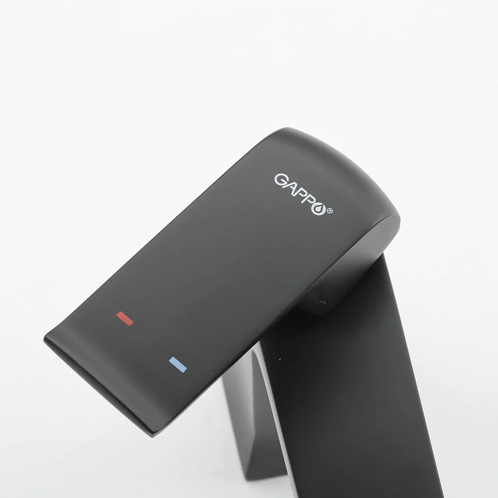 Смеситель для раковины Gappo G1050 черный — Изображение 10