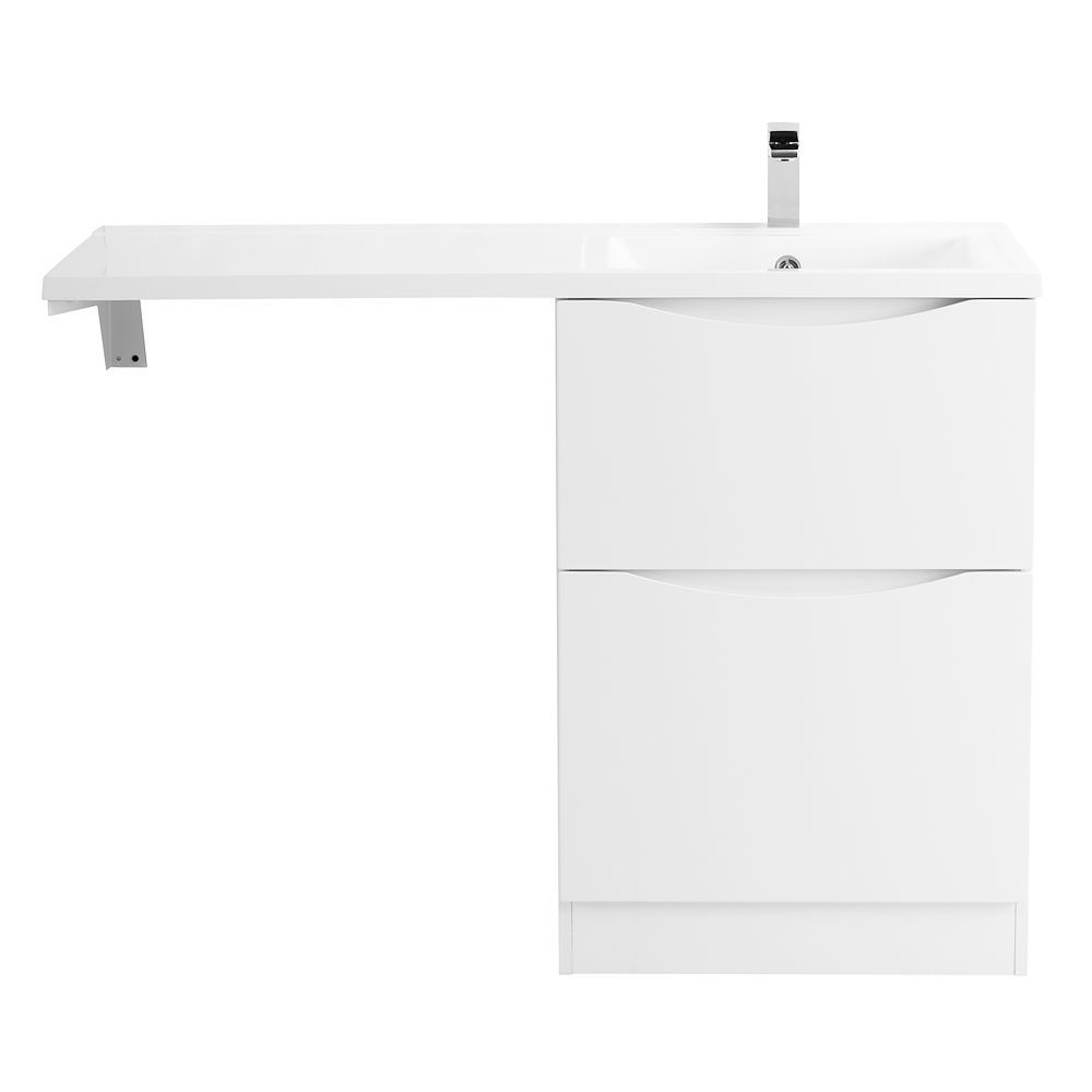 Тумба под раковину BelBagno LAVANDERIA-580/1200-2C-PIA-BL Bianco Lucido напольная 580x480 Тумба под раковину BelBagno LAVANDERIA-580/1200-2C-PIA-BL Bianco Lucido напольная 580x480