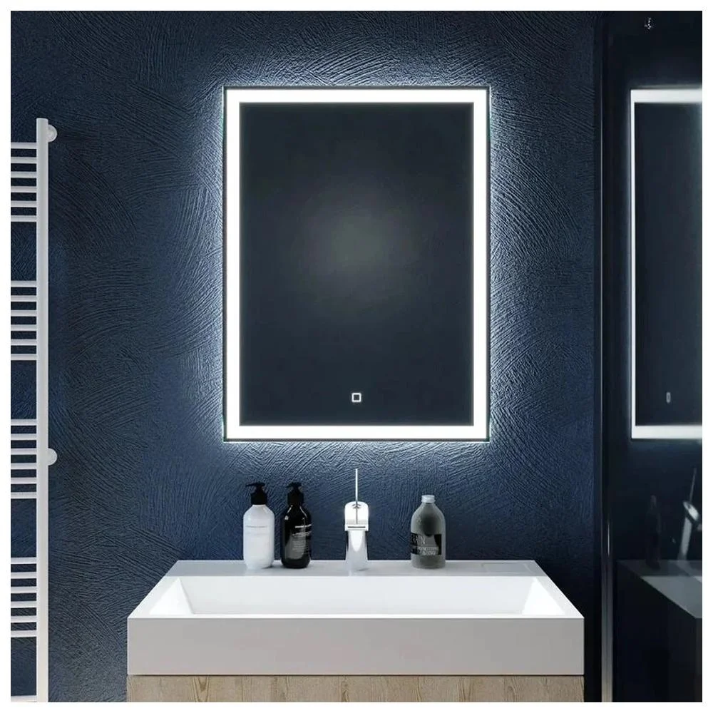 Зеркало Silver Mirrors Norma-Lite 600х800 LED-00002574 подсветка сенсорный выключатель — Изображение 1
