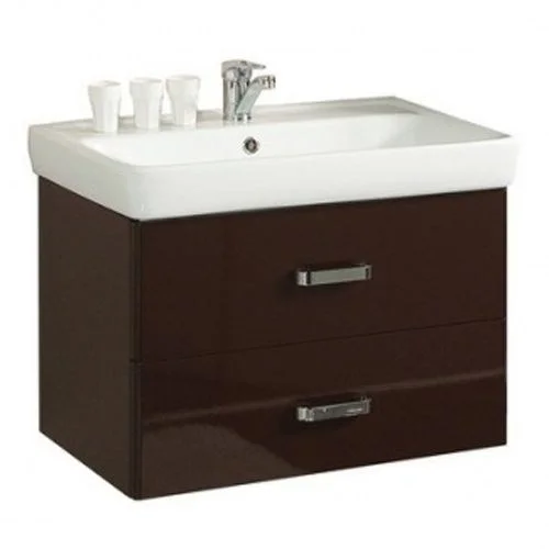 Тумба с раковиной Aquaton Америна 70 (1A1376K1AM430) тёмно-коричневая Тумба с раковиной Aquaton Америна 70 (1A1376K1AM430) тёмно-коричневая