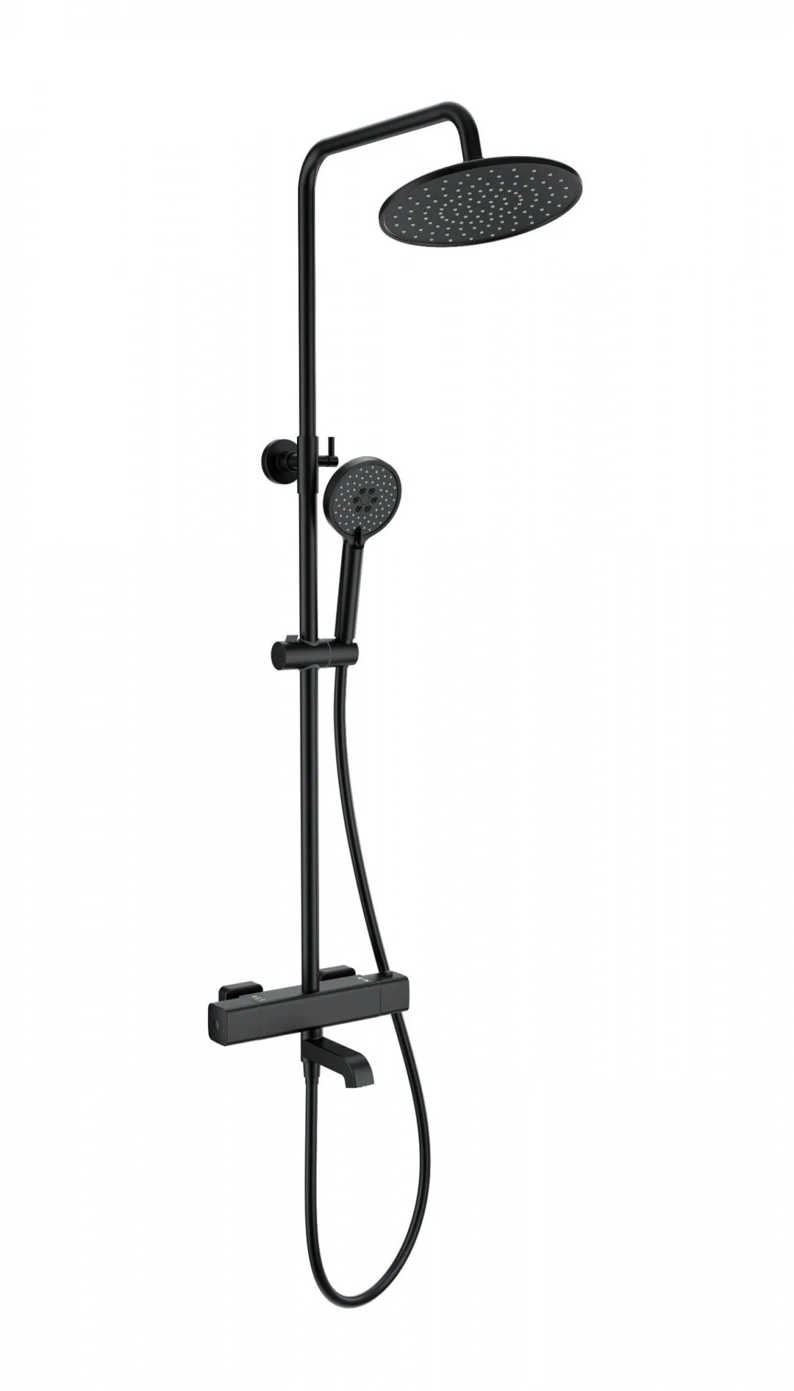 Душевая система Wonzon & Woghand с термостатом, черный матовый (WW-A3007-T1-MB) Душевая система Wonzon & Woghand с термостатом, черный матовый (WW-A3007-T1-MB)