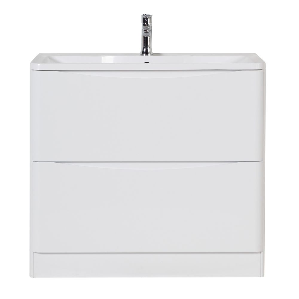 Тумба под раковину BelBagno ALBANO-1000-2C-PIA-BL напольная 1000x450 Bianco Lucido Тумба под раковину BelBagno ALBANO-1000-2C-PIA-BL напольная 1000x450 Bianco Lucido