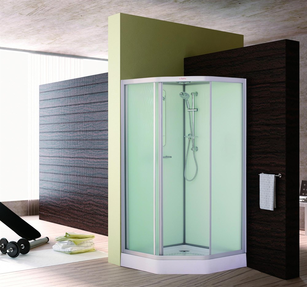 Душевая кабина Esbano ELEGANCIA (ESKB90PR) пятиугольная с крышей EST-90PR: 90x90x210см Душевая кабина Esbano ELEGANCIA (ESKB90PR) пятиугольная с крышей EST-90PR: 90x90x210см