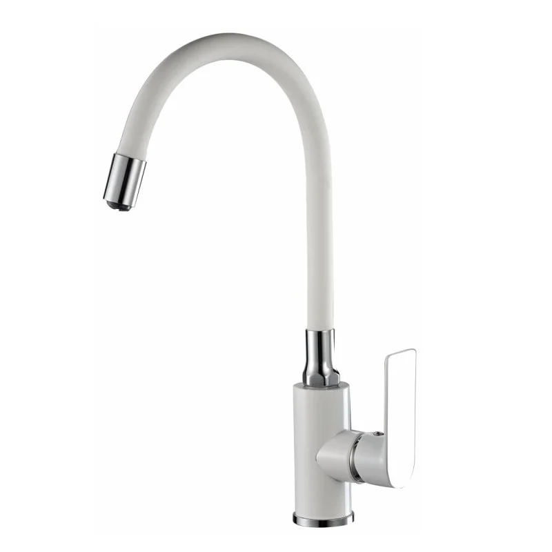 Смеситель для кухни Haiba HB73505-8 белый — Изображение 1