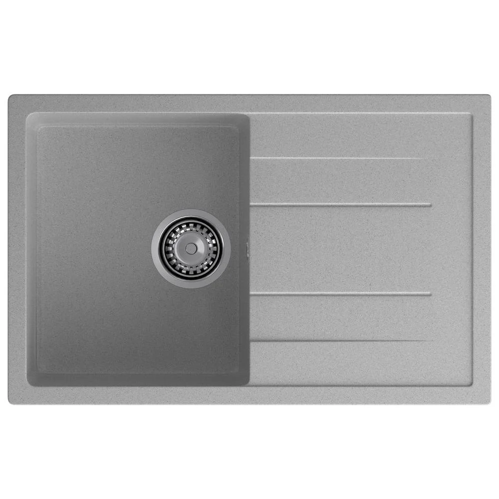 Кухонная мойка GranFest QUADRO Q-780L серый — Изображение 1