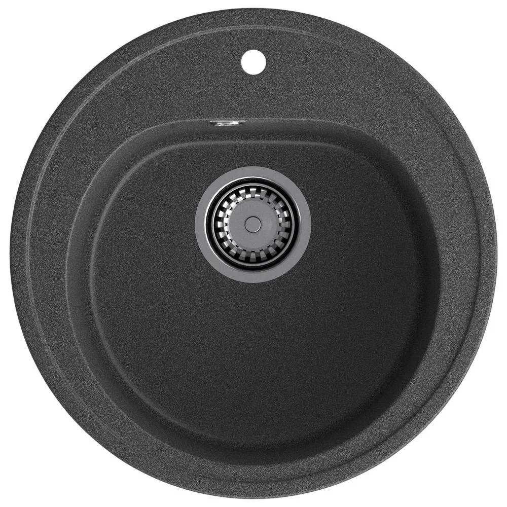 Кухонная мойка GranFest RONDO R-510 графит — Изображение 1