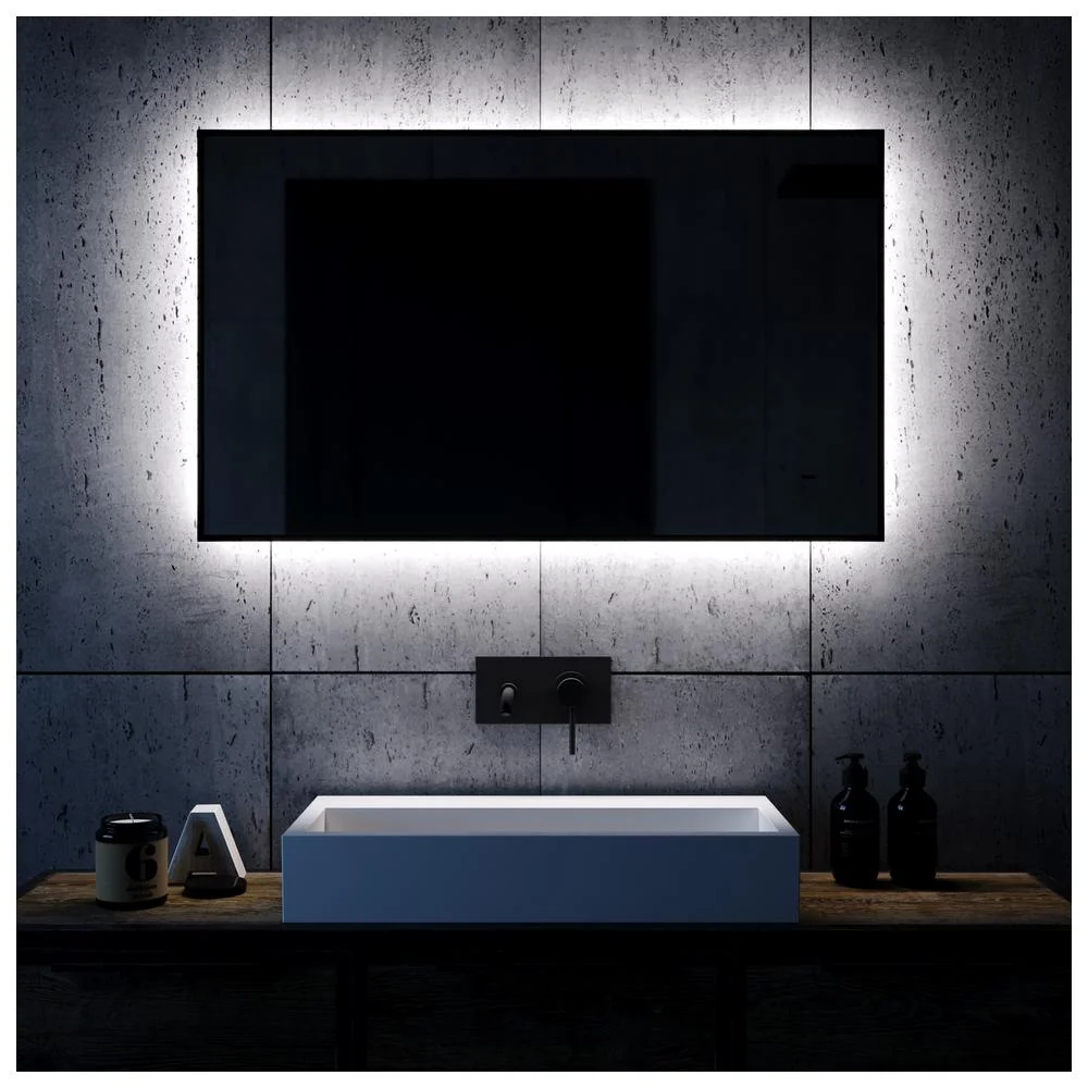 Зеркало Silver Mirrors Spell-BLACK LED-00002971 600х1000 бесконтактный сенсор — Изображение 7