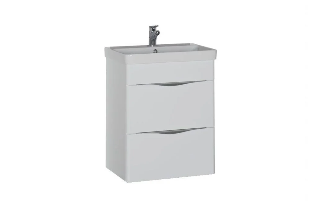 Тумба с раковиной Aquanet Орлеан 60 белый 00183081+00182311 Тумба с раковиной Aquanet Орлеан 60 белый 00183081+00182311