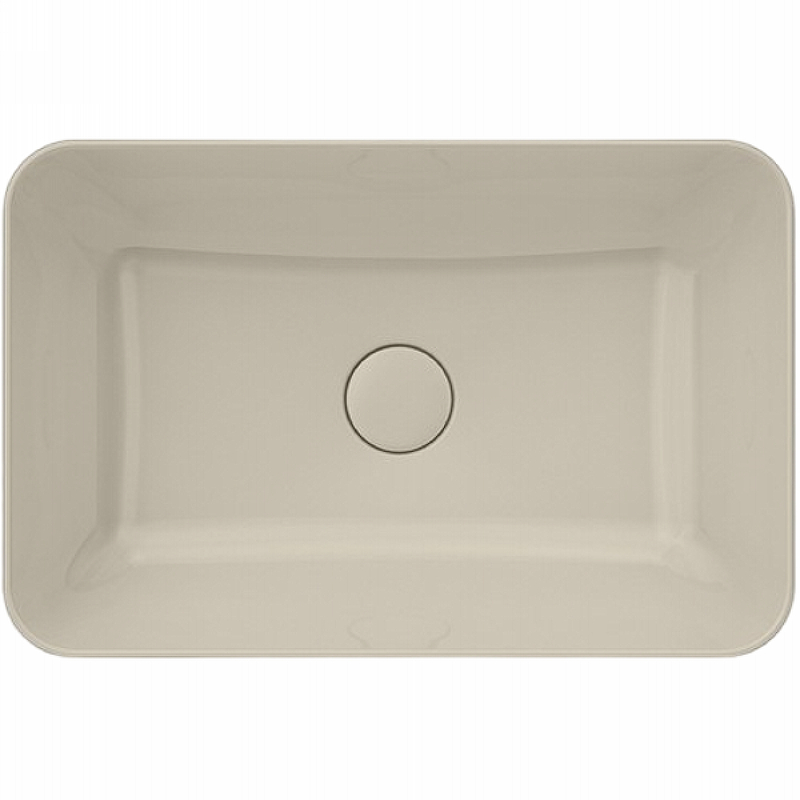 Раковина Kerama Marazzi Plaza PLR.wb.55\SAN накладная 55, песочная матовая — Изображение 2