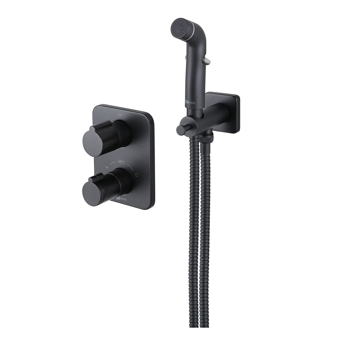 Гигиенический душ Lemark Bronx LM3740BL термостатический, встраиваемый, черный Гигиенический душ Lemark Bronx LM3740BL термостатический, встраиваемый, черный