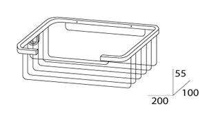 Полка FBS Ryna RYN 019 глубокая Полка FBS Ryna RYN 019 глубокая