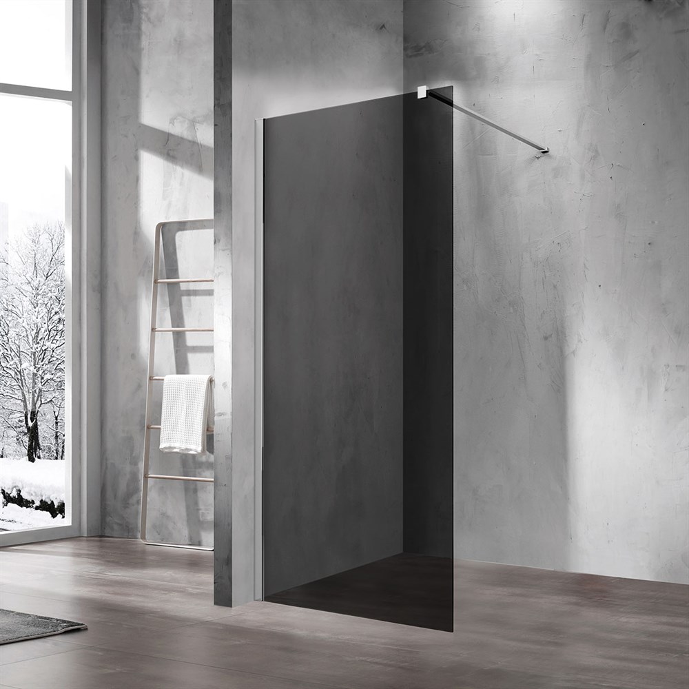 Душевая перегородка Vincea Walk-In VSW-1H120CG,1200x2000, хром, стекло тонированное Душевая перегородка Vincea Walk-In VSW-1H120CG,1200x2000, хром, стекло тонированное