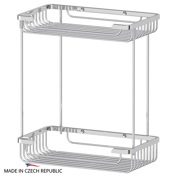 Полка FBS Ryna RYN 023 2-х ярусная прямоугольная Полка FBS Ryna RYN 023 2-х ярусная прямоугольная