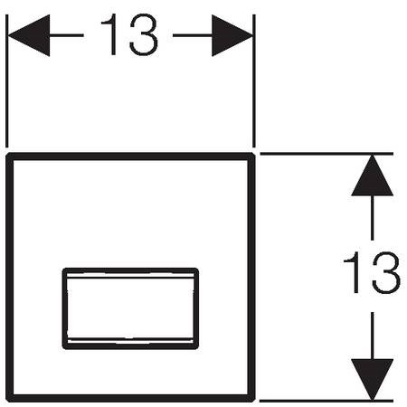 Смывное устройство Geberit 116.016.DW.5 для писсуаров Sigma50, цвет чёрный Смывное устройство Geberit 116.016.DW.5 для писсуаров Sigma50, цвет чёрный