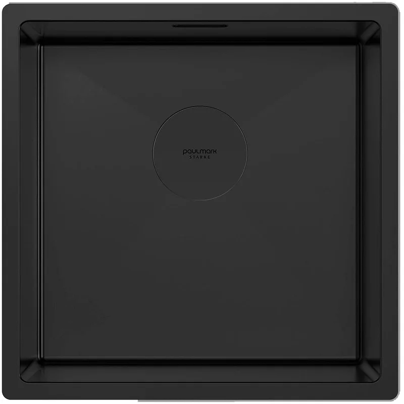 Кухонная мойка Paulmark NEXT 44 UNI, PM214444-MBN, матовый черный, 440х440мм 1,2мм Кухонная мойка Paulmark NEXT 44 UNI, PM214444-MBN, матовый черный, 440х440мм 1,2мм