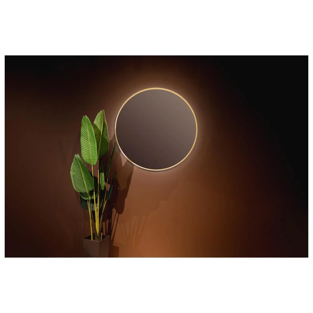 Зеркало Silver Mirrors Monaco-GOLD LED-00002767 d1000 бесконтактный сенсор — Изображение 8