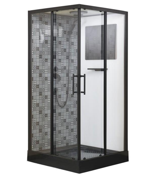 Душевая кабина Esbano ELEGANCIA (ESKBB100CKR) квадратная c крышей ESB-100CKR 100x100x210см Душевая кабина Esbano ELEGANCIA (ESKBB100CKR) квадратная c крышей ESB-100CKR 100x100x210см