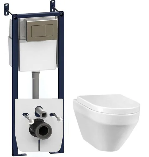 Комплект инсталляции AM.PM IS3701739 с унитазом Spirit V2.0 микролифт кнопка хром глянцевый Комплект инсталляции AM.PM IS3701739 с унитазом Spirit V2.0 микролифт кнопка хром глянцевый