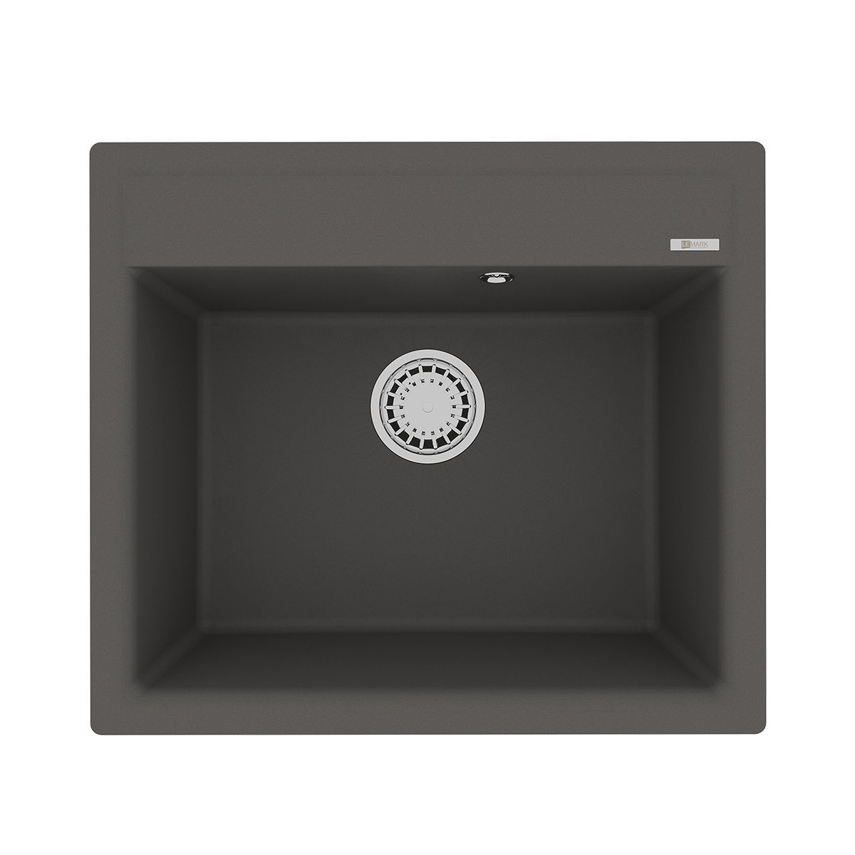 Кухонная мойка Lemark HANKA 570 врезная из кварцгранита, серый шелк 9910017 Кухонная мойка Lemark HANKA 570 врезная из кварцгранита, серый шелк 9910017