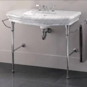 Раковина Devon&Devon Ascot Consolle DEASCOTBI с консолью DEASCOTBICR Раковина Devon&Devon Ascot Consolle DEASCOTBI с консолью DEASCOTBICR