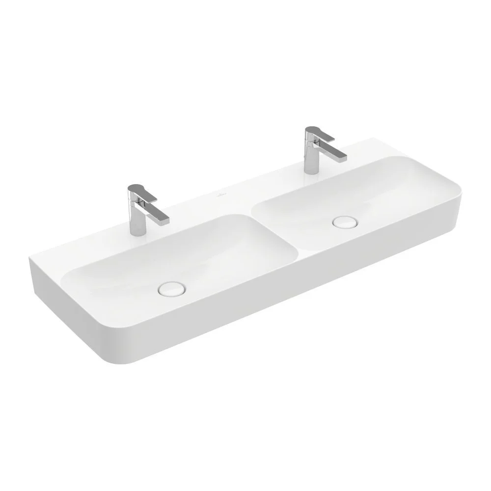 Раковина Villeroy & Boch Finion 47 x 130 см CeramicPlus 4139DCR1 Раковина Villeroy & Boch Finion 47 x 130 см CeramicPlus 4139DCR1