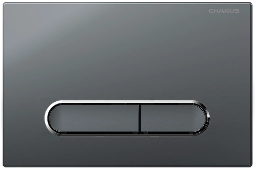 Клавиша смыва CHARUS MAGNUS FP.340.GRP.01 графит матовый Клавиша смыва CHARUS MAGNUS FP.340.GRP.01 графит матовый