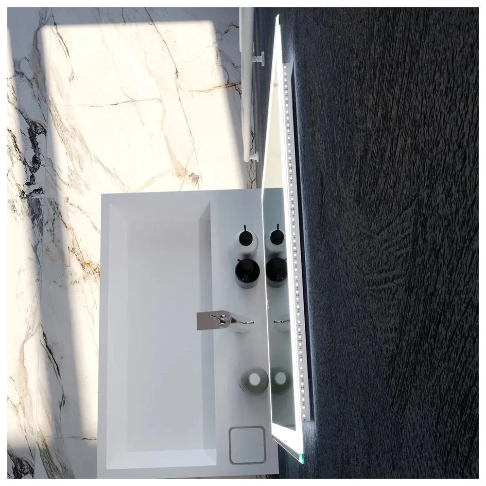 Зеркало Silver Mirrors Norma-Lite 600х800 LED-00002574 подсветка сенсорный выключатель — Изображение 16