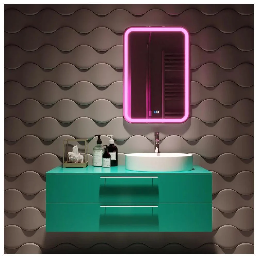 Зеркало Silver Mirrors Malta-RGB 550х800 LED-00002511 сенсорный выключатель мульти-цвет — Изображение 17