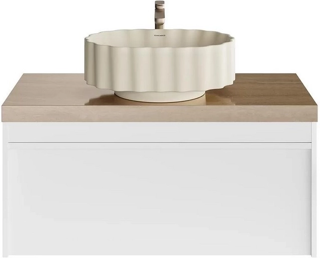 Тумба под раковину Kerama Marazzi Modula MOD.100.1+1\WHT подвесная 100 белая глянцевая — Изображение 6