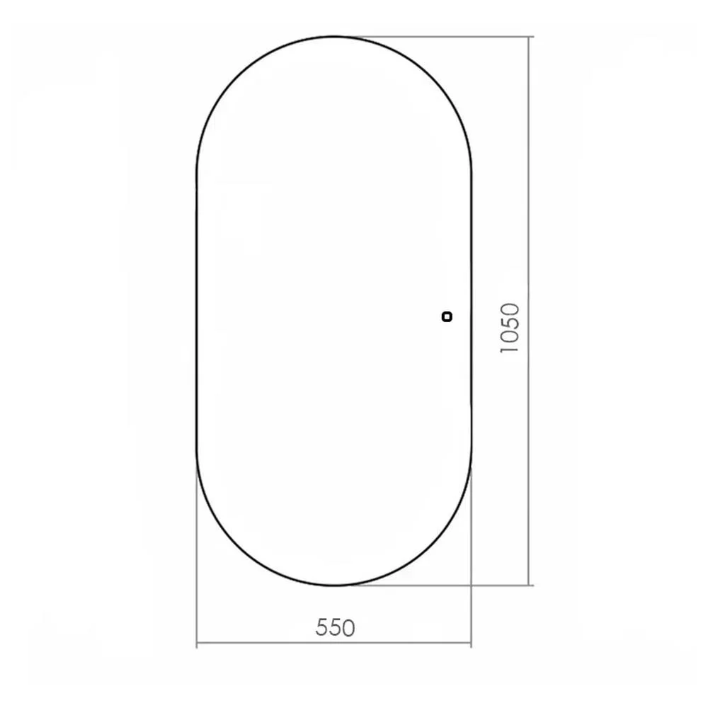 Зеркало Silver Mirrors Viva 550х1050 LED-00002549 cенсорный выключатель — Изображение 2