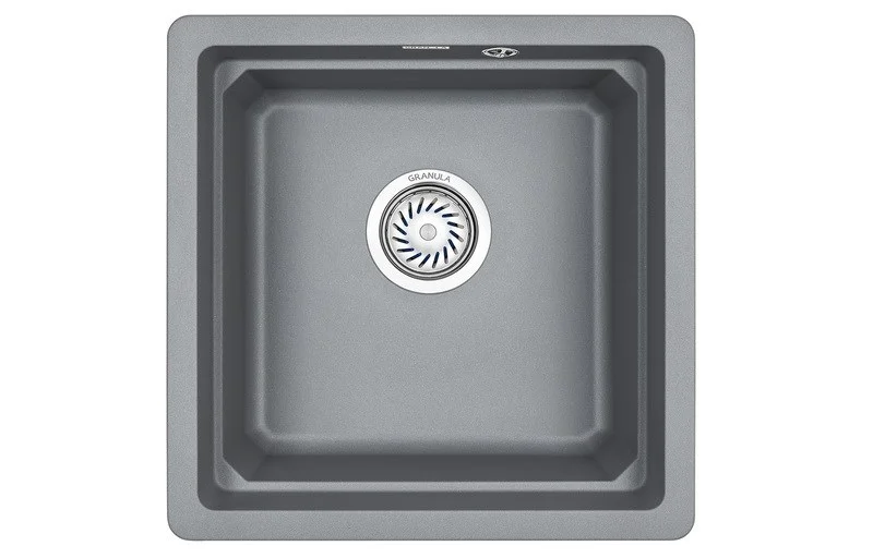 Кухонная мойка Granula KS-4501U, АЛЮМИНИУМ, кварц 450х450 Кухонная мойка Granula KS-4501U, АЛЮМИНИУМ, кварц 450х450