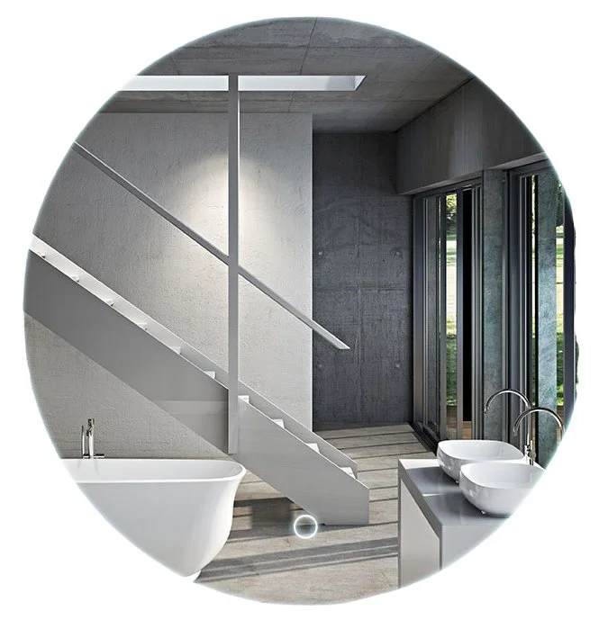 Зеркало Vincea LED VLM-2G650 D650 c сенсорным выключателем и диммером Зеркало Vincea LED VLM-2G650 D650 c сенсорным выключателем и диммером