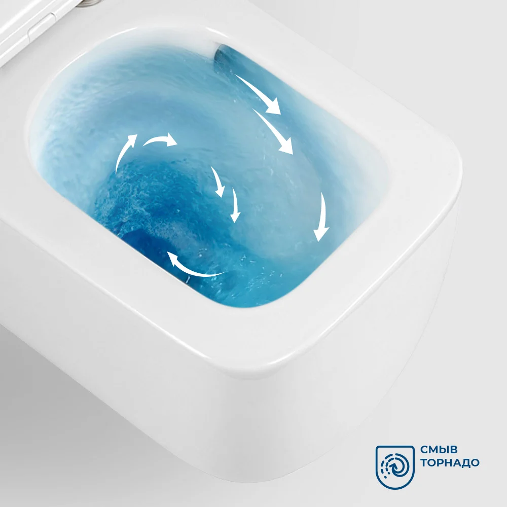 Унитаз подвесной BelBagno LUCE BB076CH-TOR/SC безободковый c сиденьем — Изображение 17