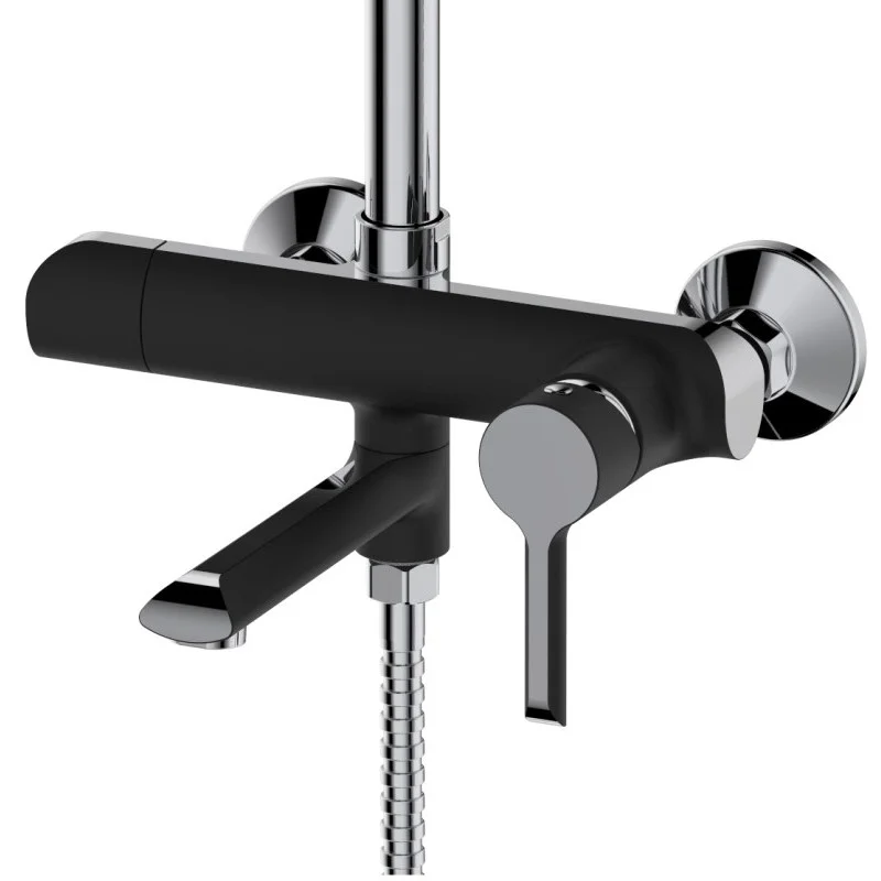 Душевая система Haiba HB24805-7 черный — Изображение 3