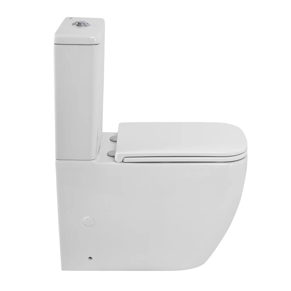 Унитаз напольный BelBagno LUCE-TOR BB2197CP-TOR/SC/BB2197T безободковый с сиденьем — Изображение 4