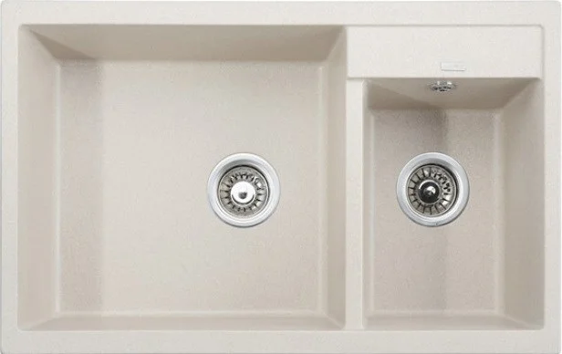 Кухонная мойка Kaiser двойная Песочный KG2M-8050-S Кухонная мойка Kaiser двойная Песочный KG2M-8050-S